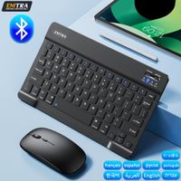 teclado inalambrico bluetooth para ios android windows tableta para ipad air mini pro espanol coreano portugal teclado ruso