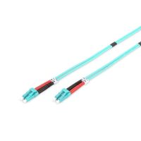 cable de fibra optica digitus lc a lc om3 1 m duplex multimode