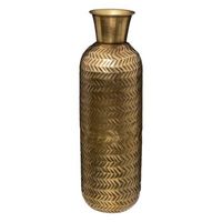 jarron noche metal dorado h45cm