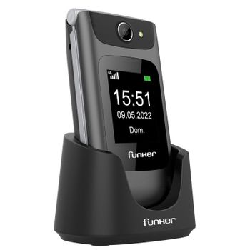 Funker C250 Teléfono para Mayores Gris Libre