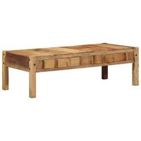 mesa de cafe marron 110 x 54 x 35 cm madera solida recuperada vidaxl