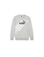 sudadera puma power graphic c light gris hombre