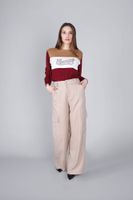 pantalones cargo sand