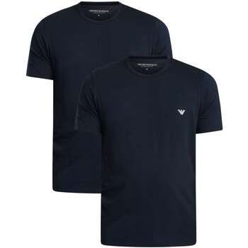 Emporio Armani Camiseta Pack de 2 camisetas de cuello redondo de descanso para hombre