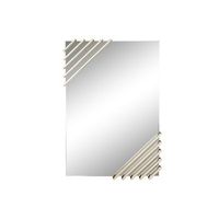 espejo hierro cristal 63x6x93 dorado