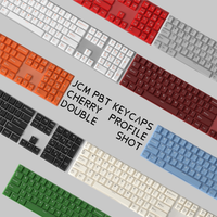 teclas jcm cherry de doble disparo material pbt diseno iso 11 opciones de colores juego grande de teclas para teclado mecanico hi75 gmk75