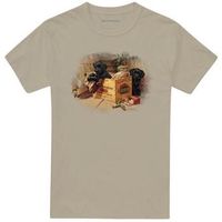 wildlife camiseta manga larga box boys black labs para mujer