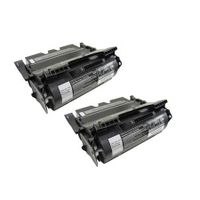 compatible twin pack lexmark 0064016he black toner cartridges 2 pack
