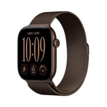 Apple Watch Series 12 GPS + Cellular 46mm Caja de Aluminio Bronce con Correa Milanese Loop Bronce M/L