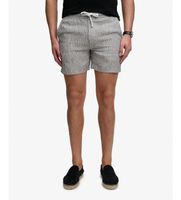 superdry para hombre m7110520a shorts merchant lino gris claro l casual