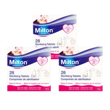 Milton Sterilising Tablets Triple Pack