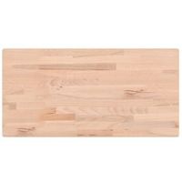 tablero de mesa  tablero escritorio rectangular de madera maciza de haya 100x50x15 cm