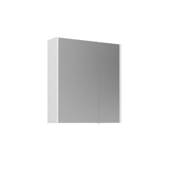 Mueble De Baño Con Espejo  - 60 X 16 X 66 Cm - Blanco