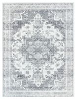 alfombra lavable cambria gris  80x150 cm