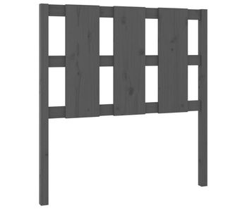 Cabecero cama - mueble cabecero madera maciza de pino gris 95,5x4x100 cm