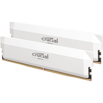 Crucial Pro OC DDR5 6000MHz 32GB 2x16GB CL36 Intel XMP 3.0 y AMD EXPO Blanca