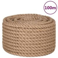cuerda de yute 100 m de longitud y 16 mm de grosor vidaxl