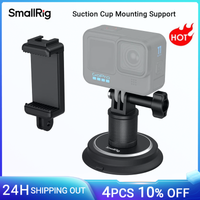 smallrig soporte de montaje con ventosa para camaras de accion montaje magnetico para gopro telefono insta360 rotacion de 360  para coche 4347