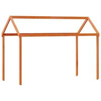 techo de cama infantil madera maciza marron 217x855x154 cm vidaxl