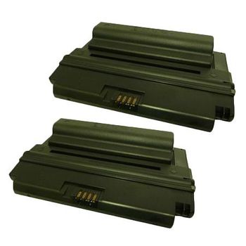 Compatible Twin Pack Tally 043320 Black Toner Cartridges (2 Pack)