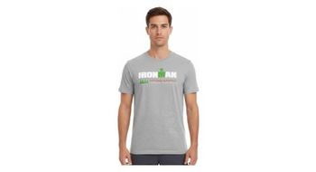 Camiseta de manga corta ironman vitoria hombre gris