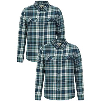 Mountain Warehouse Camisa manga larga Trace para hombre