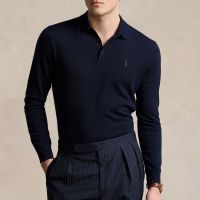 polo ralph lauren merino wool polo neck jumper - xxl