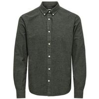 only  sons camisa manga larga nikola para hombre
