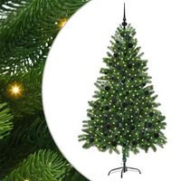 arbol de navidad con 300 led con soporte verde 180 cm pe vidaxl