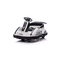 auto de choques - autogiro elrctrico blanco - coche elrctrico infantil para niros baterra 6v con mando control remoto
