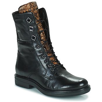 Mjus Botines CAFE METAL para mujer