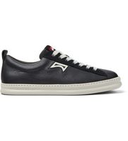 camper para hombre k101052-002 zapatillas de piel runner four negro 45 plano cordones casual