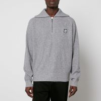 maison kitsune tonal fox head knit jumper - xl