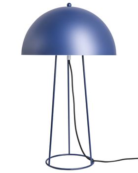 Lámpara de mesa  metal azul
