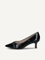 caprice pumps black made of leather with queenie size 37