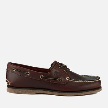 Timberland Men's Classic Leather 2-Eye Boat Shoes - UK 9