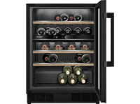 vinoteca - siemens ku21wahg0 3 glass panels uv-filter 44 botellas 120 l negro