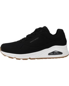 de SKECHERS SKECHERS UNO ATAND ON AIR 73690-BLK ZAPATILLAS CASUAL NEGRAS NEGRO