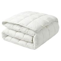 edredon blanco mezcla de poliester tamano doble 200 x 220 cm ropa de cama acolchado dormitorio annapurna