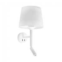 aplique de pared con lector led savoy 3w
