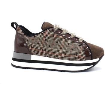 L4k3 Deportivas Moda LAKE Bowling Pois Sneaker Running Beige C18-BOW para mujer