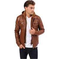 chyston cazadora de cuero chaquetas abrigos-hombres para hombre