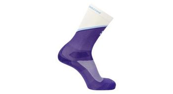 Calcetines salomon pulse crew azul blanco