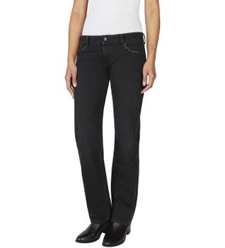 Pepe Jeans para mujer. PL204892 Jeans en fit slim negro (27/30), Casual, Algodón, Denim
