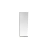 espejo rectangular de aluminio 193x67cm - negro