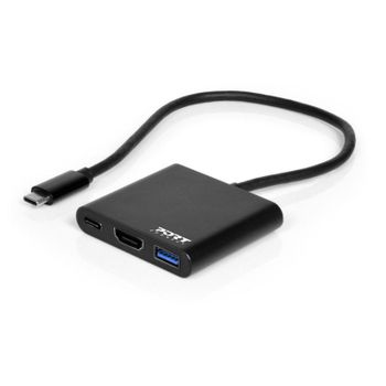 Base para portátiles Port Designs PORT Connect 900140 USB-C 4K Ultra HD 60W