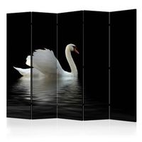 biombo - swan black and white ii 225x172 cm
