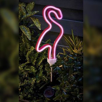 Solar Neon Flamingo