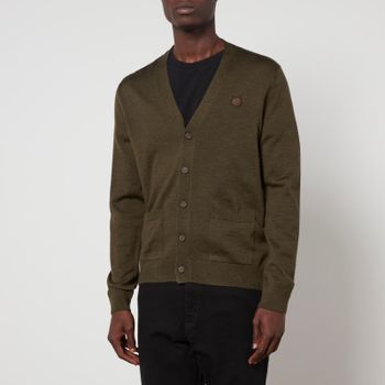 Maison Kitsuné Fox Head Wool Cardigan - M