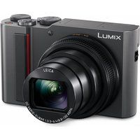 panasonic lumix dc-tz200eb-s high performance compact camera - silver silver